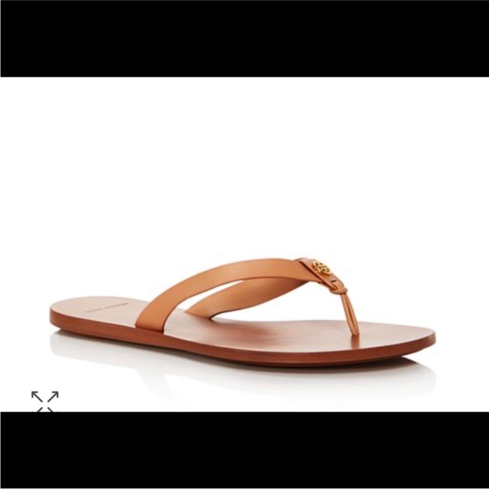Tory Burch Manon Tan Leather Sandals - Picture 5 of 10